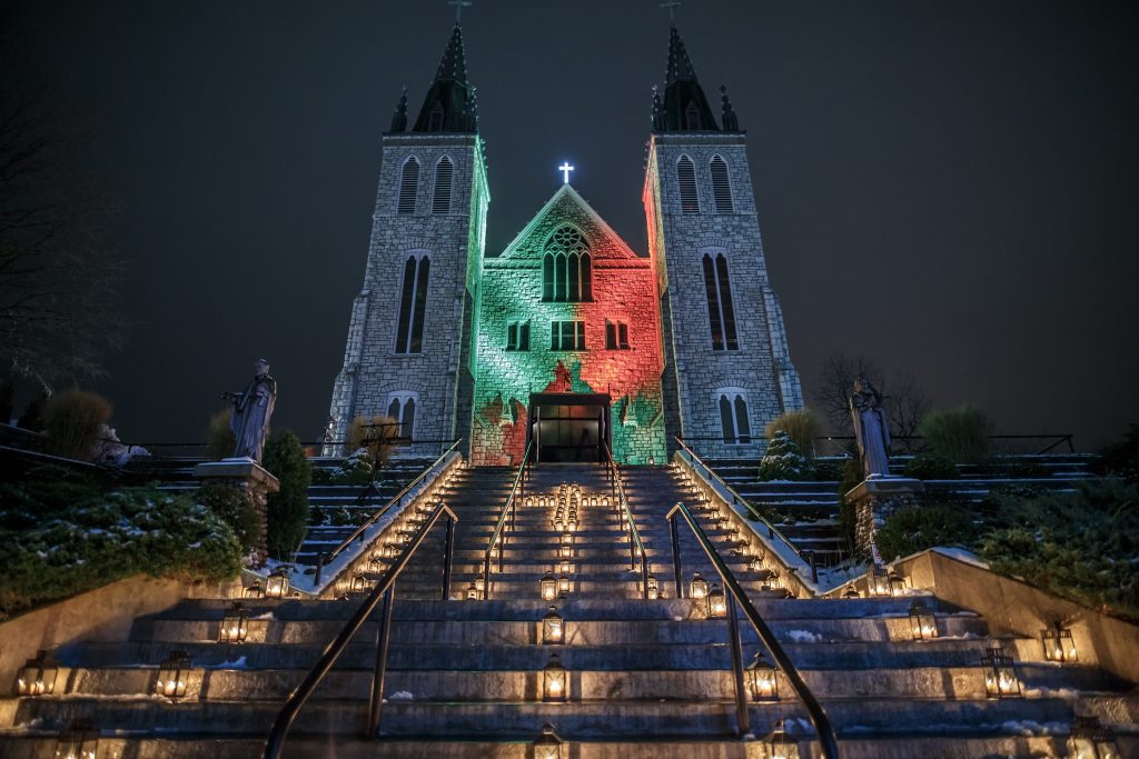 Martyrs Shrine will be illuminated with a festive lights display