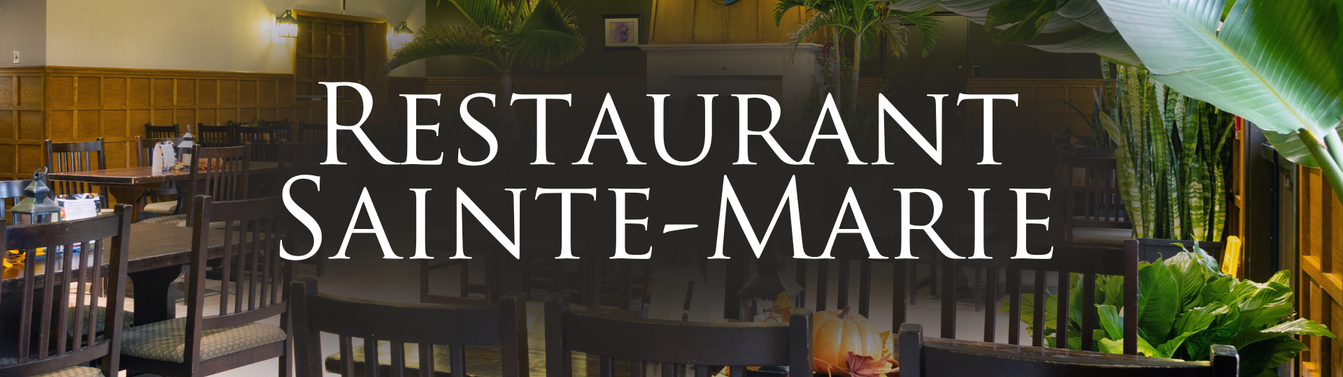 Restaurant Sainte-Marie Website Banner