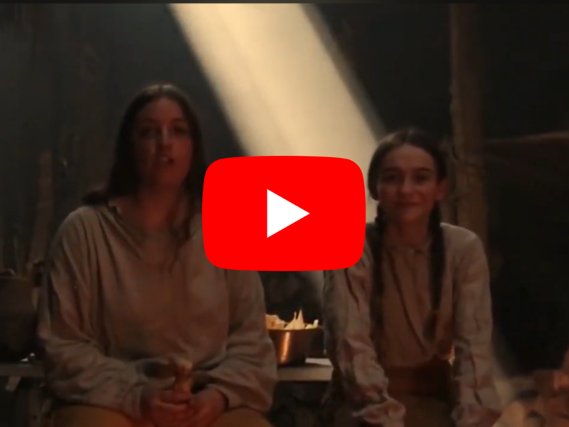 A still of Cassandra Forget speaking