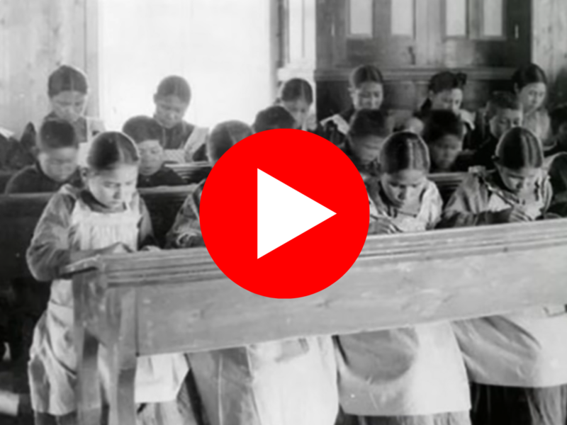 Video still from: Honouring and Remembering Residential School Survivors