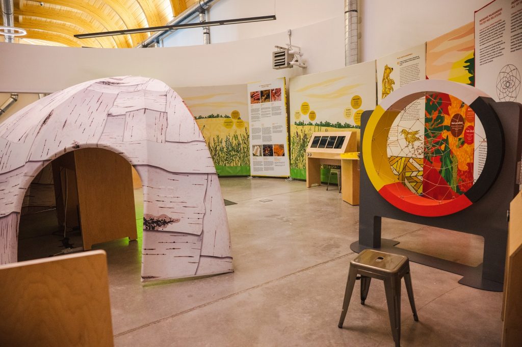 Wigwam and medicine wheel