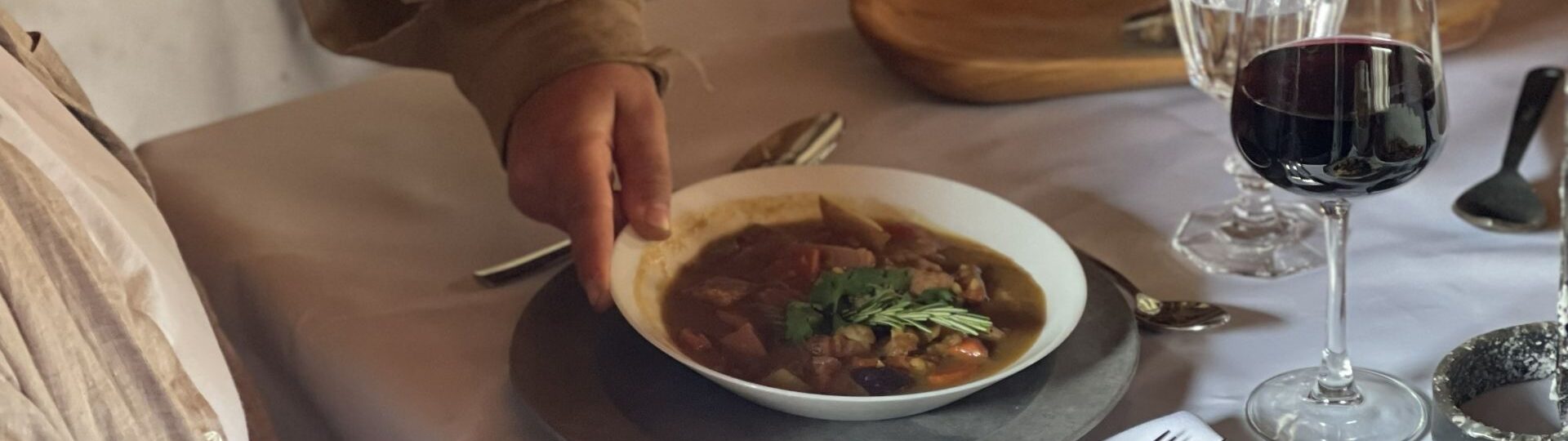 Hearth to Table: Historic Dining Experience plates